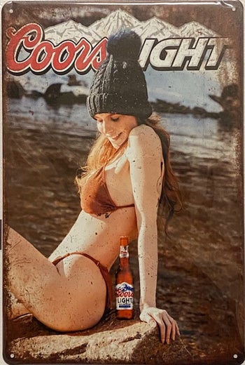 Kyltti Coors light